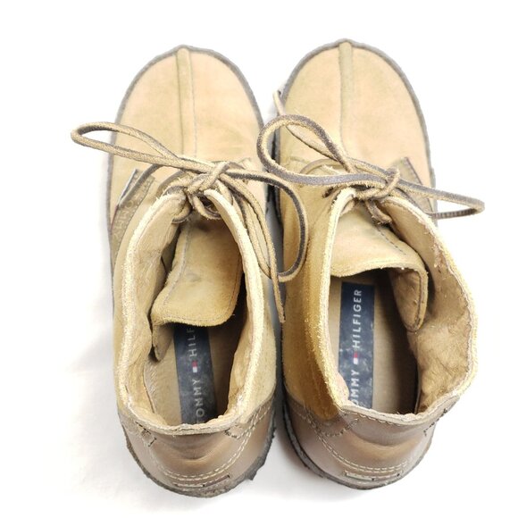 Tommy Hilfiger Men's Size 8 Tan Suede Ankle Boots - Picture 7 of 10